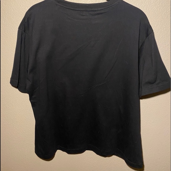 Black Oversized Graphic Tee - Picture 2 of 2